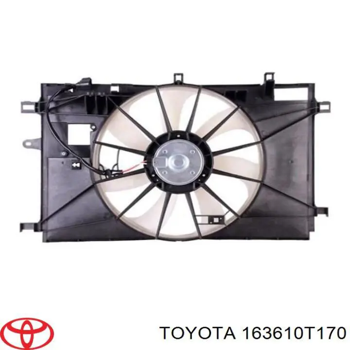 Купить 163610T170 Toyota Крыльчатка радиатора охлаждения