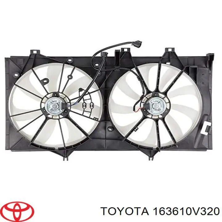 Вентилятор кондиционера, правый Toyota 163610V320 цена, от 114.46 USD