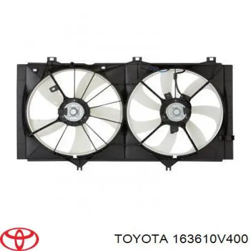 Вентилятор (крыльчатка) радиатора охлаждения левый на Toyota Venza AGV1, GGV1