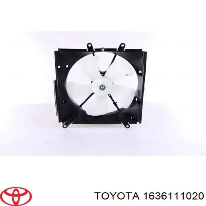 Вентилятор (крыльчатка) радиатора охлаждения на Toyota Corolla 