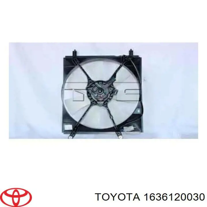 Вентилятор/крыльчатка радиатора охлаждения Toyota 163630A040 цена, от 33.46 USD