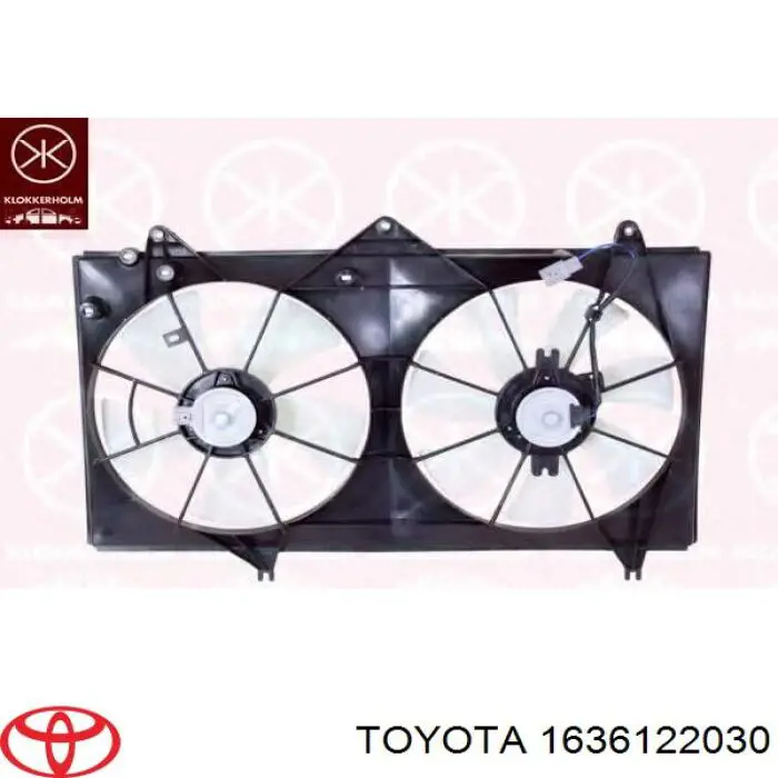 Вентилятор (крыльчатка) радиатора охлаждения на Toyota Camry V30