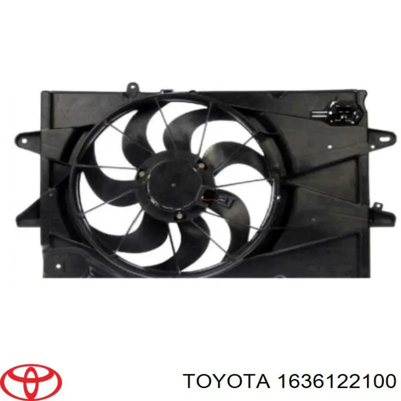 Вентилятор (крыльчатка) радиатора охлаждения на Toyota Auris UKP 