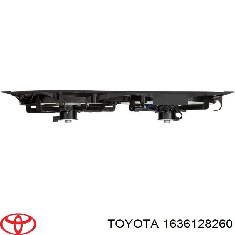 1636128260 Toyota ventilador (roda de aletas do radiador de esfriamento esquerdo)