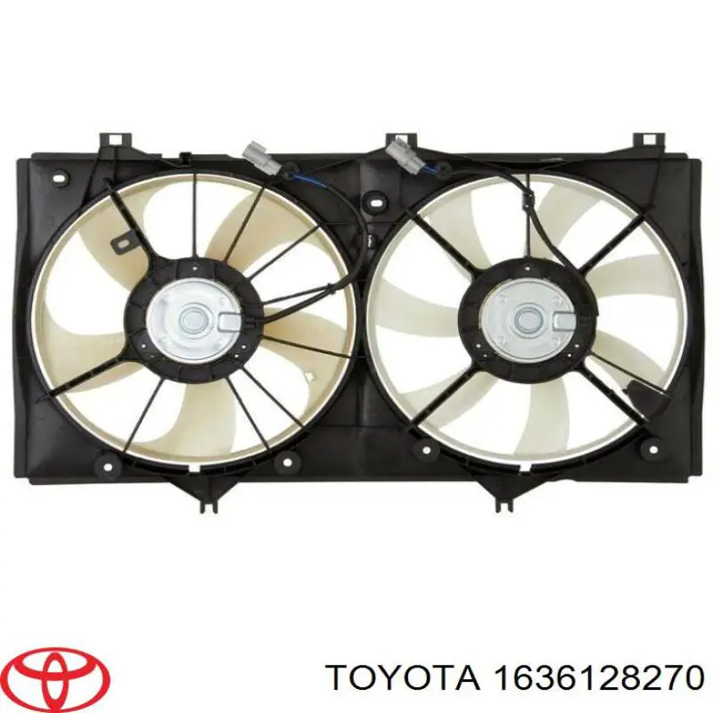 Ventilador (roda de aletas) do radiador de esfriamento direito para Toyota Camry (AHV40)