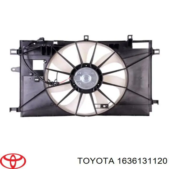 1636131120 Toyota вентилятор (крыльчатка радиатора охлаждения левый)