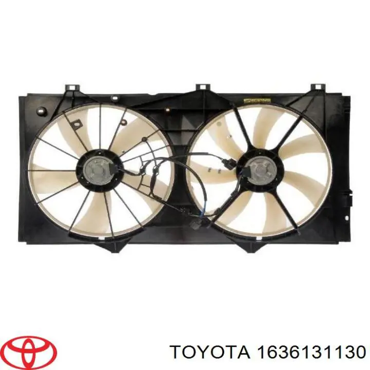 1636131130 Toyota ventilador (roda de aletas do radiador de esfriamento direito)
