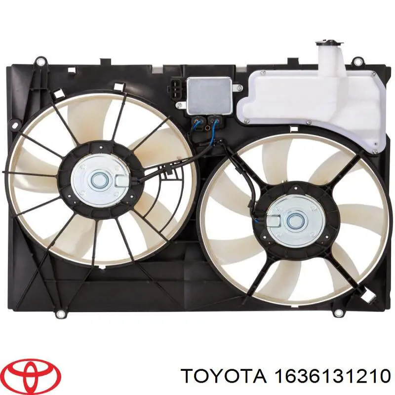 1636131210 Toyota вентилятор (крыльчатка радиатора охлаждения левый)