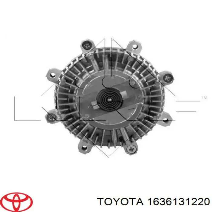 Купить 1636131220 Toyota Вентилятор (крыльчатка) радиатора охлаждения правый