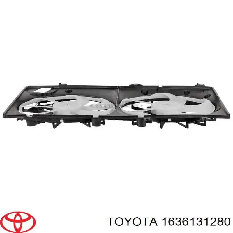 Вентилятор (крыльчатка) радиатора охлаждения левый 1636131280 Toyota