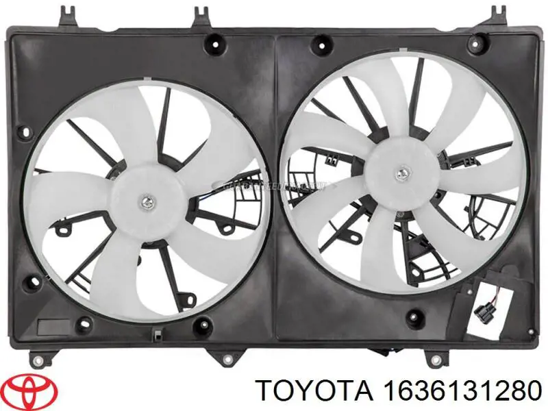 1636131280 Toyota Вентилятор кондиционера, левый