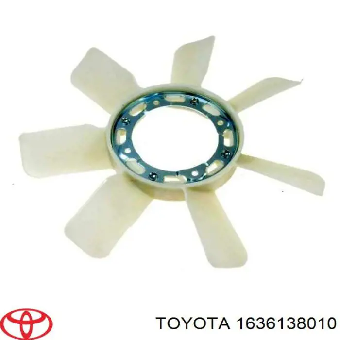 Диффузор радиатора кондиционера на Toyota Hiace II 