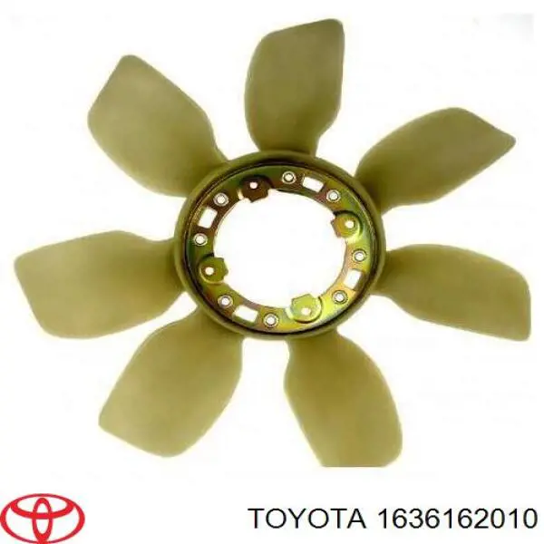 Купить 1636162010 Toyota Крыльчатка радиатора охлаждения