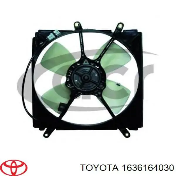 Вентилятор (крыльчатка) радиатора охлаждения на Toyota RAV4 I 