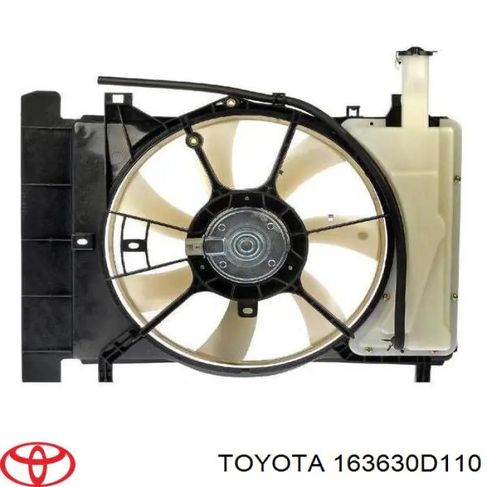 621060 TYC motor esquerdo de ventilador do sistema de esfriamento