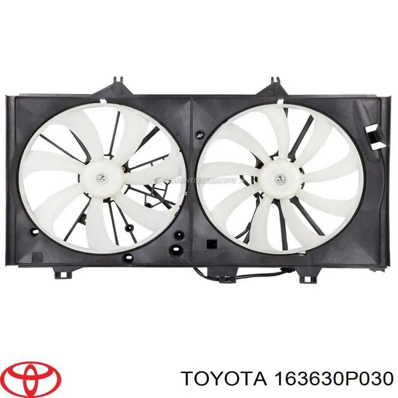 Мотор вентилятора системы охлаждения правый 163630P030 Toyota