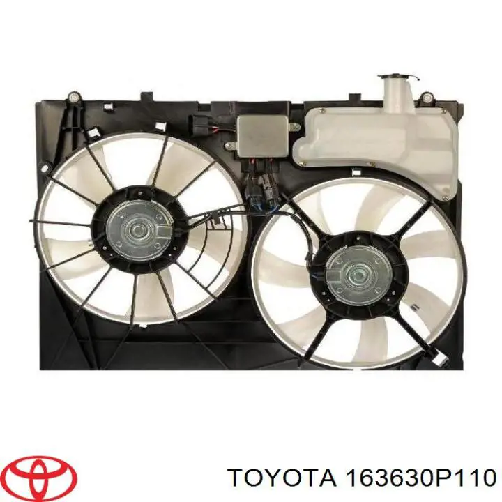 163630P110 Toyota motor direito de ventilador do sistema de esfriamento