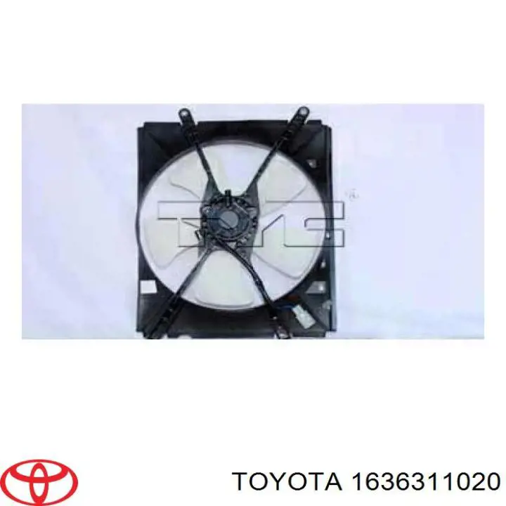 Вентилятор (крыльчатка) радиатора кондиционера Toyota 1636311020 цена, от 82.35 USD