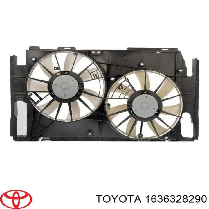 Мотор вентилятора системы охлаждения правый Toyota 1636328290 цена, от 95.87 USD