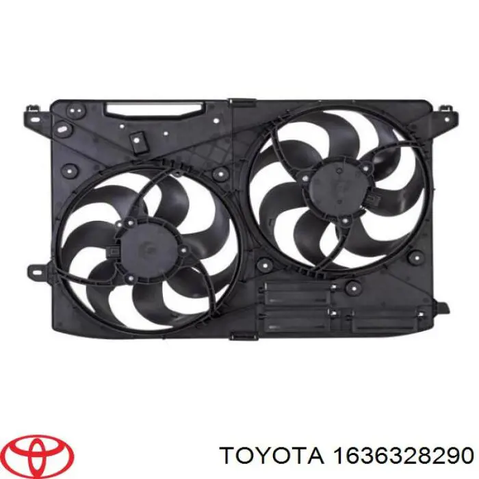 Купить 1636328290 Toyota Мотор вентилятора системы охлаждения правый