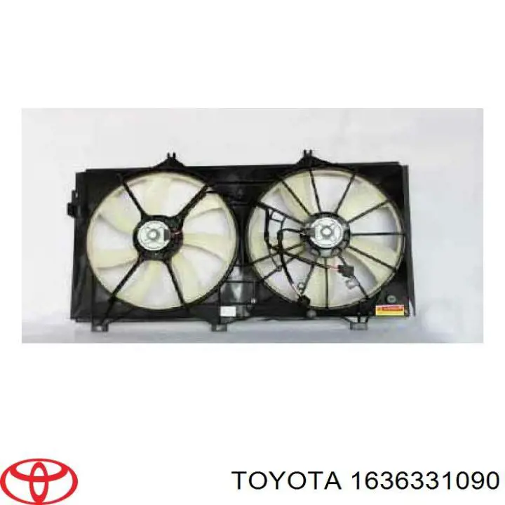 1636331090 Toyota мотор вентилятора системы охлаждения правый
