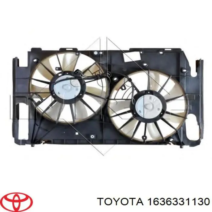 Мотор вентилятора кондиционера Toyota 1636331130