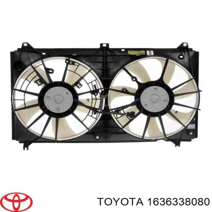 1636338080 Toyota motor direito de ventilador do sistema de esfriamento