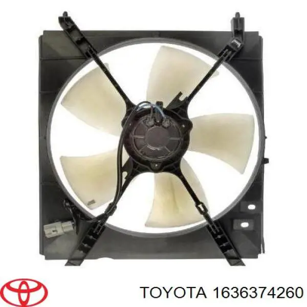 1636374260 Toyota мотор вентилятора системы охлаждения