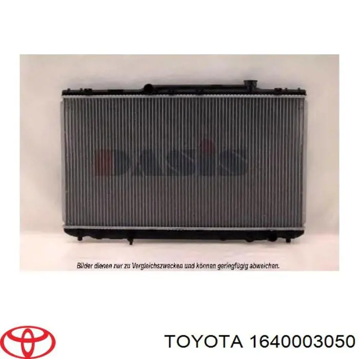 Радиатор 1640074750 Toyota