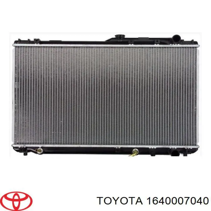 1640007040 Toyota радиатор