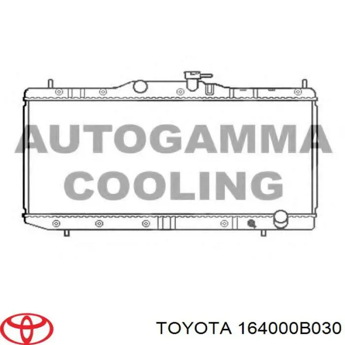 164000B030 Toyota радиатор