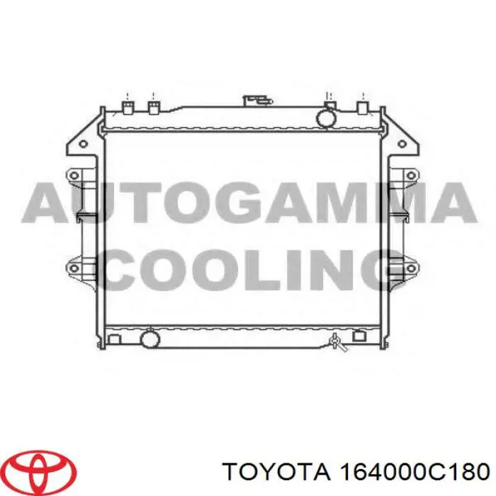 Радиатор 164000C180 Toyota