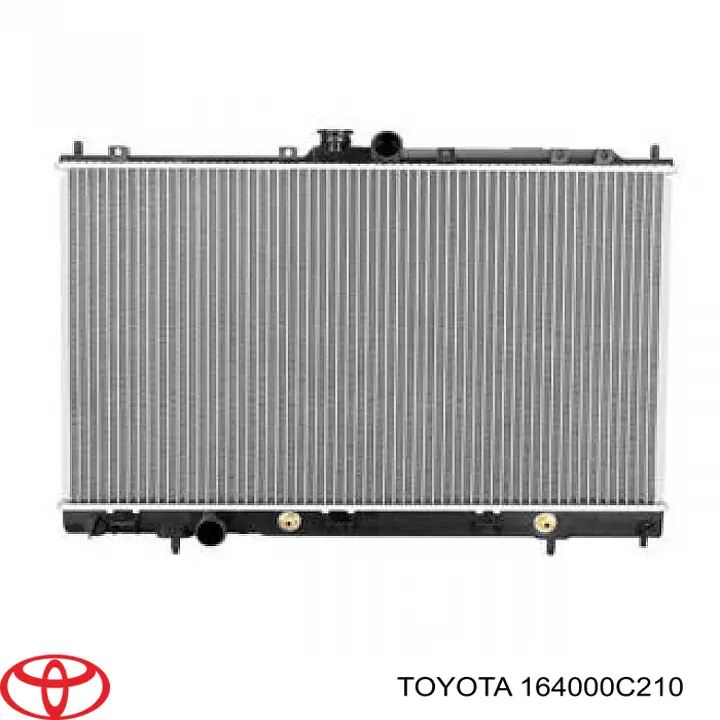 164000C210 Toyota radiador de esfriamento de motor