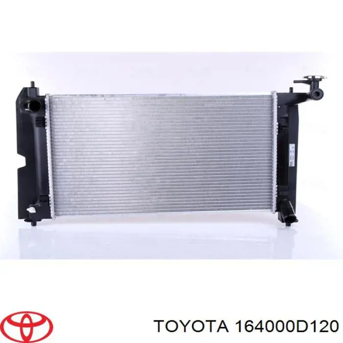 164000D120 Toyota radiador de esfriamento de motor