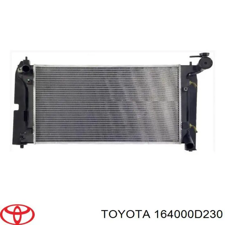 164000D230 Toyota радиатор