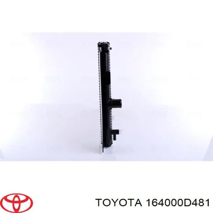 164000D481 Toyota радиатор