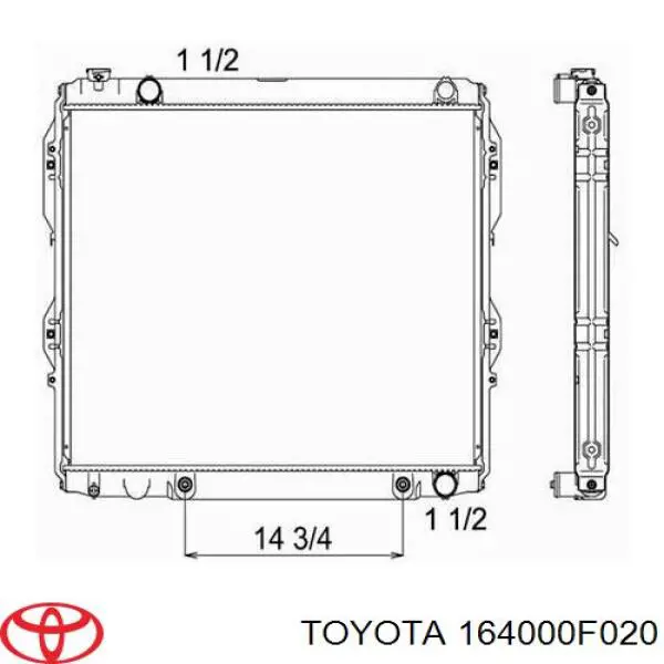  164000F020 Toyota