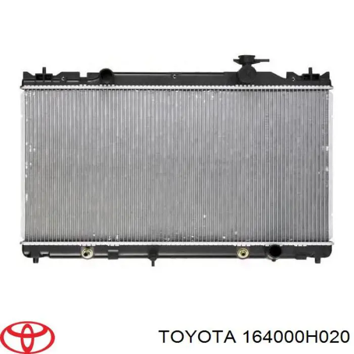 Радиатор охлаждения двигателя Toyota 164000H020 цена, от 85.74 USD