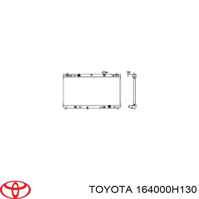Купить 164000H130 Toyota Радиатор водяной
