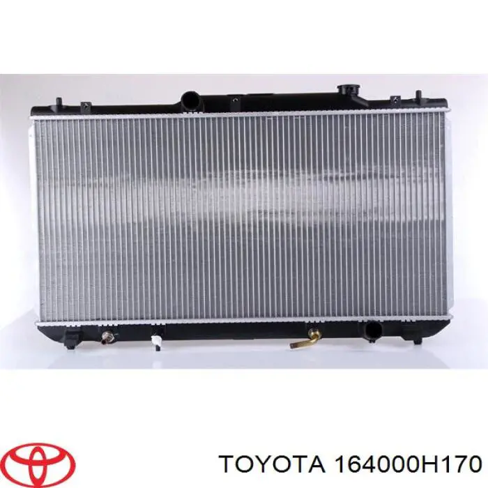 164000H170 Toyota radiador de esfriamento de motor