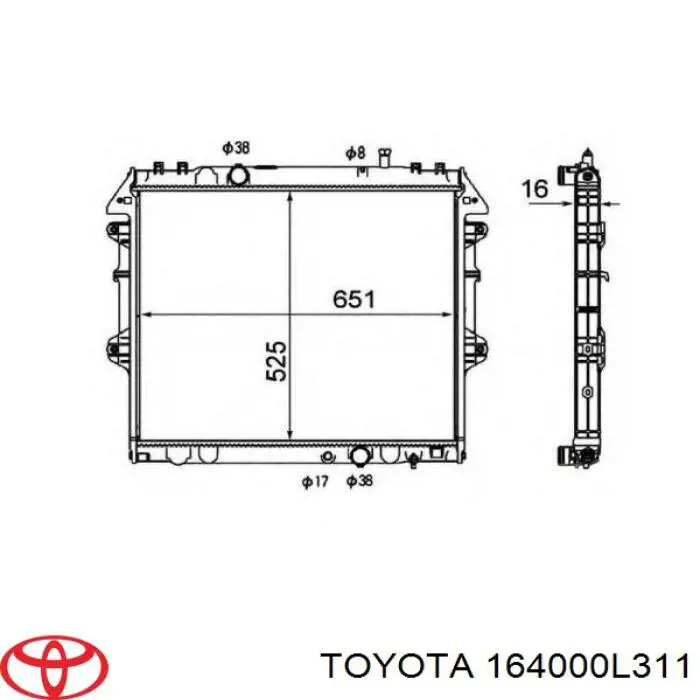 164000L311 Toyota 