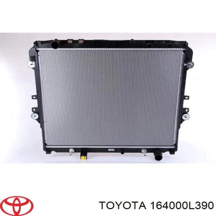 164000L390 Toyota radiador de esfriamento de motor