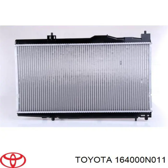 Радиатор охлаждения двигателя Toyota 164000N011 цена, от 76.52 USD