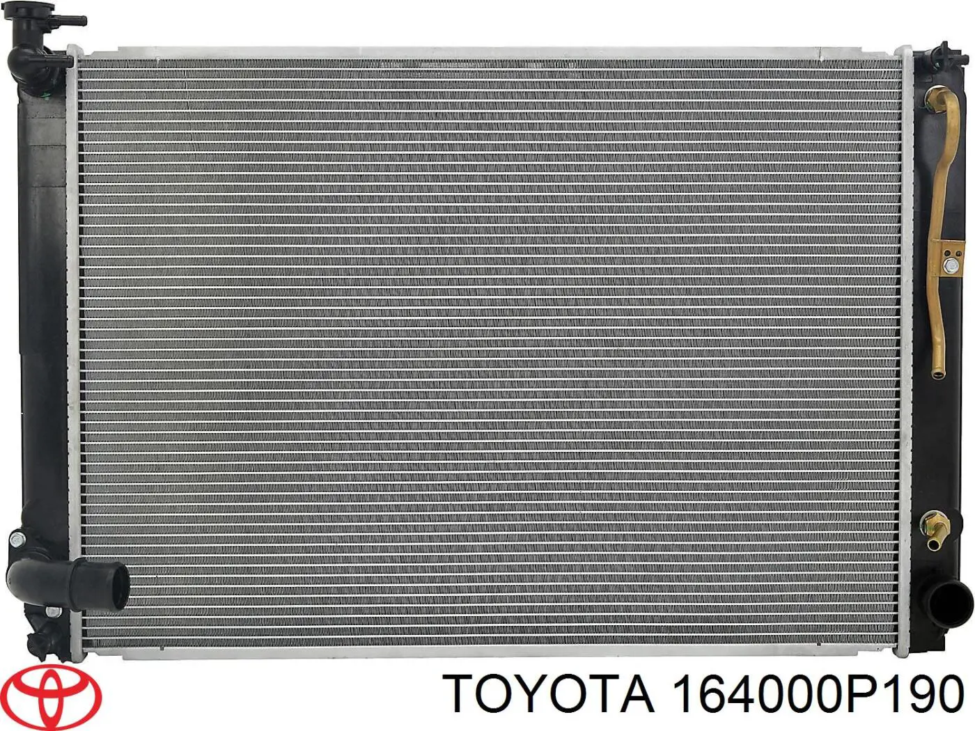 Радиатор охлаждения двигателя Toyota 164000P190 цена, от 101.92 USD