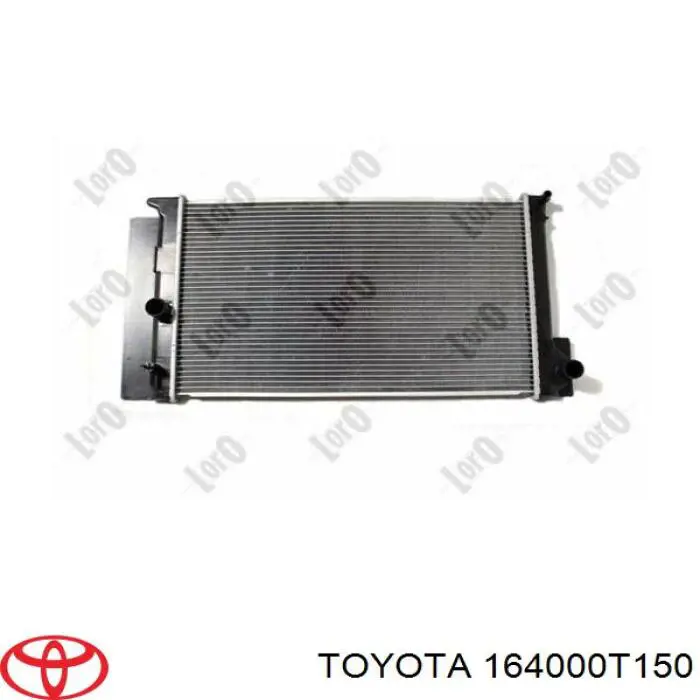 Купить 164000T150 Toyota Радиатор водяной