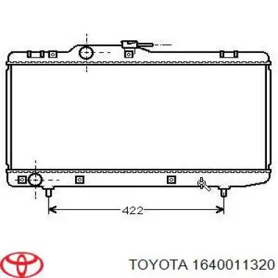 1640011320 Toyota радиатор