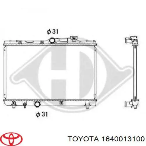  1640013100 Toyota