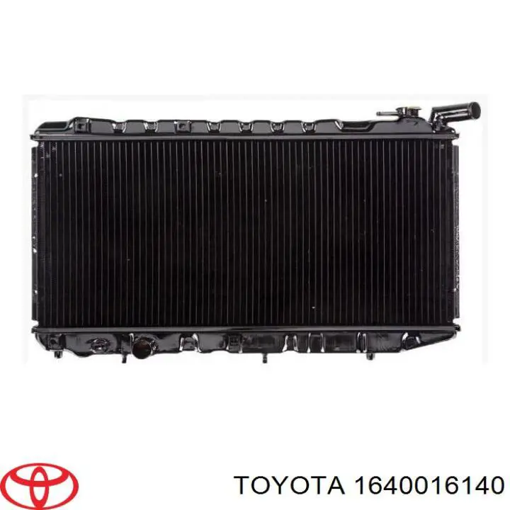 Радиатор 1640016140 Toyota