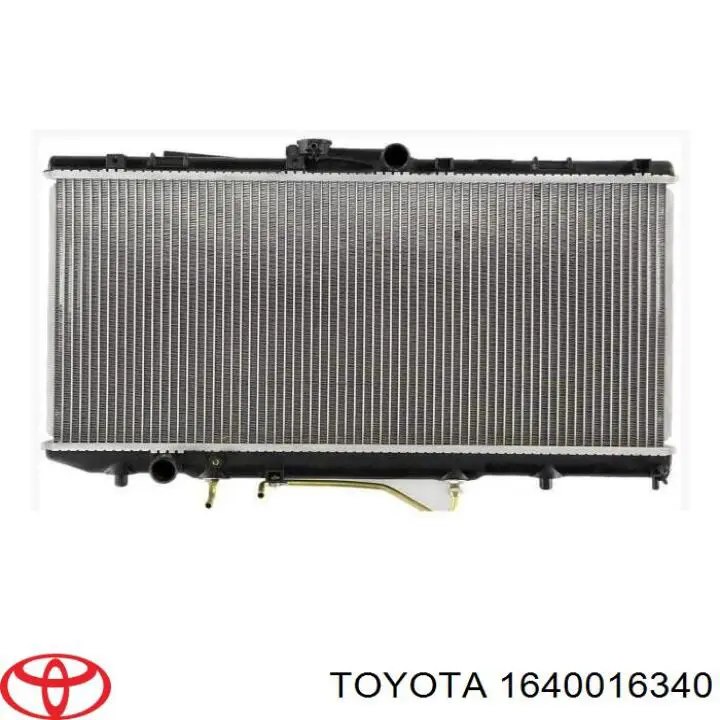 Радиатор 1640016340 Toyota