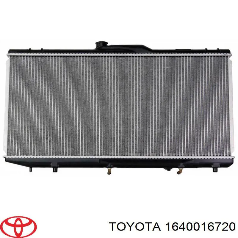 1640016720 Toyota радиатор